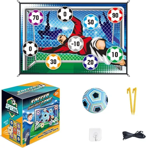 Vista 2 de Stryka Skillzone - Juego de objetivos de precisión de fútbol, juegos de fútbol para interiores y exteriores, juguetes de entrenamiento para cultivar