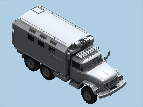 Vista 18 de ICM Modelos ZiL-131 KShM Vehículo del Ejército Soviético