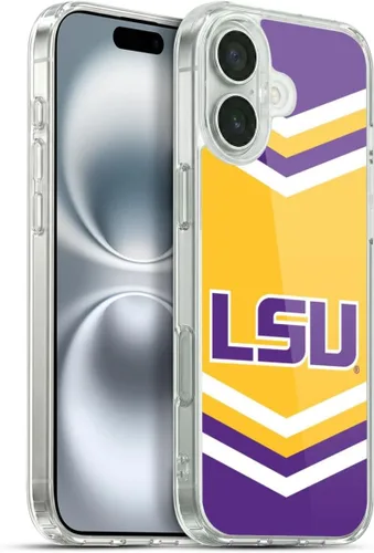 Vista 167 de Head Case Designs Funda de gel suave con licencia oficial de la Universidad Estatal de Louisiana LSU Camou compatible con Apple iPhone 7 Plus/iPhone