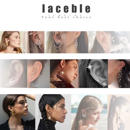 Vista 7 de Aretes colgantes cuadrados grandes minimalistas, aretes de aro cuadrados huecos de plata, aretes colgantes geométricos grandes, aretes de aro