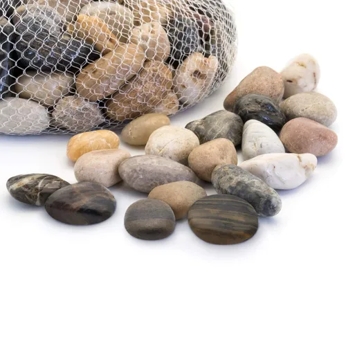 Vista 17 de Royal Imports 5 libras piedras de río decorativas rocas ornamentales, piedras de paisajismo de jardín, grava de relleno para plantas, jarrones