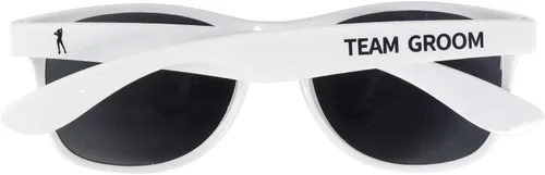 Vista 15 de Gafas de sol para despedida de soltero – Juego de 1 gafas de sol para novio y 7 equipos Padrinos de boda regalo de boda regalos de boda