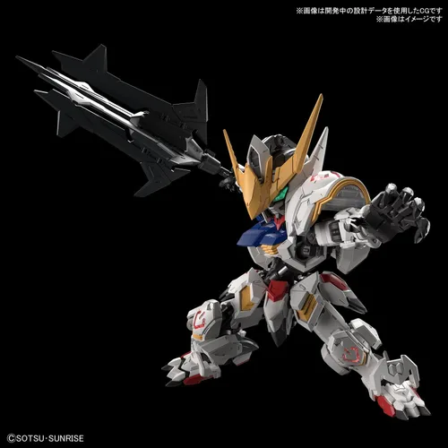 Vista 4 de BANDAI SPIRITS(バンダイ スピリッツ) MGSD Mobile Suit Gundam: Iron-Blooded Orphans Gundam Barbatos, Modelo de Plástico Codificado por