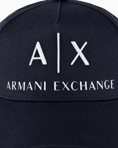 Vista 23 de A X ARMANI EXCHANGE - Gorra con logotipo para hombre