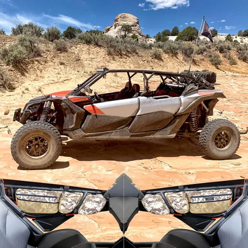 Vista 6 de UTV - Bolsas de almacenamiento para puerta delantera, compatibles con Can Am Maverick X3 MAX X DS Turbo X RS Turbo R 2017 - Bolsa de puerta lateral