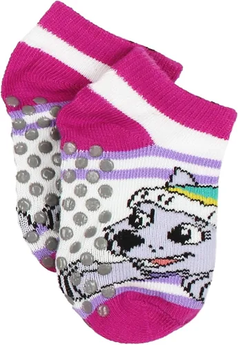 Vista 8 de Nick Jr. Paw Patrol - Paquete de 6 calcetines Gripper para niñas (12-24 meses, multicolor), BlancoMulticolor