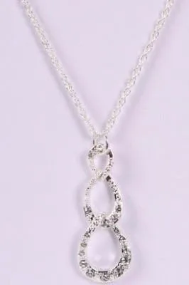 Vista 2 de Avon Juego de regalo de collar con colgante de eslabones brillantes, Circonita cúbica