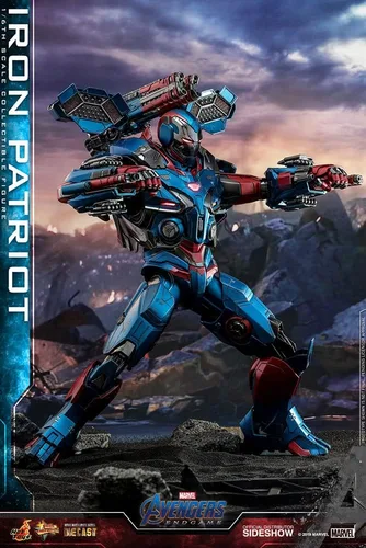 Vista 4 de Obra maestra de la película DIECAST Avengers: End Game, figura a escala 1/6, Iron Patriot
