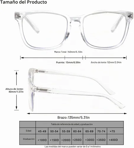 Vista 3 de SIGVAN Progressive Multifocal Computer Glasses Women Men Blue Light Blocking Reading Glasses Spring Hinge Readers 1 rosa 1 transparente