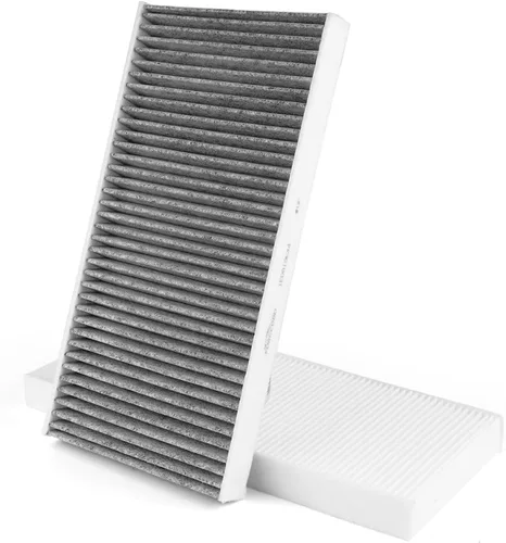 Vista 10 de Paquete de 2 filtros de aire de cabina HEPA Compatible con Rivian R1S y R1T 2022 2023 2024 2025 2026 Repuesto de filtro de aire de cabina de carbón