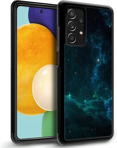 Vista 2 de CARLOCA Funda compatible con Samsung Galaxy A32 5G, increíble diseño de patrón de luz espacial nebulosa para niñas y niños, a prueba de golpes