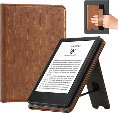 Vista 26 de CoBak Funda para todos los nuevos E-Reader de 6 pulgadas 2024 y 2022 (11 generación), funda inteligente de piel sintética, apagado y encendido