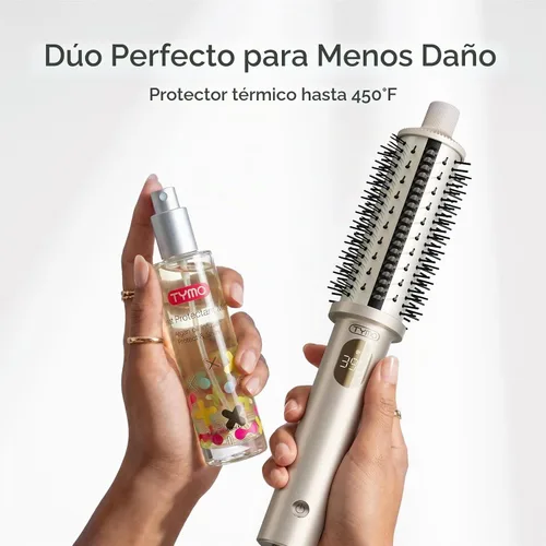 Vista 7 de TYMO STYLUX PRO - Cepillo térmico para rizar, cepillo redondo calentado