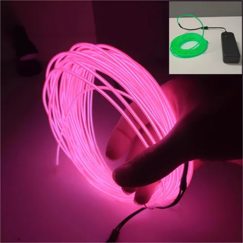 Vista 21 de Tira de luces LED de 360° – con opciones de alimentación de batería/USB – Luces LED flexibles para dormitorio, decoración del hogar, diseños