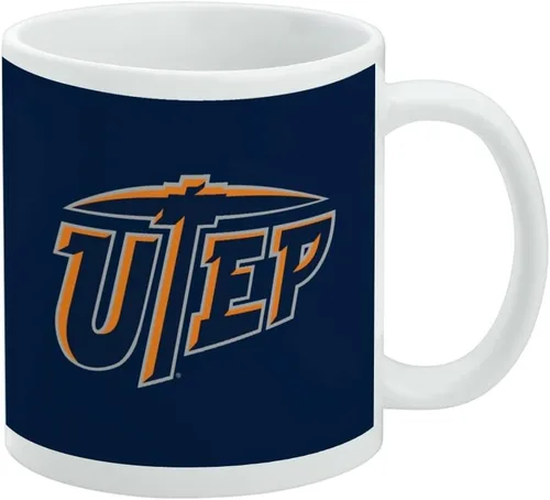 Vista 276 de Taza de cerámica con el logotipo principal de la Universidad Rider, taza de regalo novedosa para café, té y bebidas calientes, 11oz, blanca