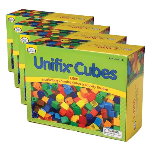 Vista 3 de Didax Unifix Cubes, juego de 1000