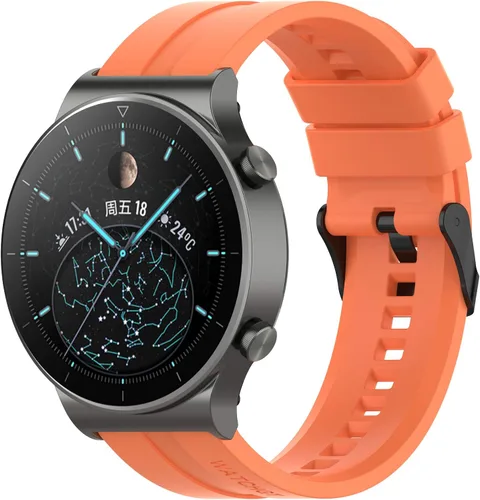 Vista 10 de FitTurn Band Compatible with Huawei Watch 5 4 Pro/GT 7 6 5 4 3 2 Pro/GT 2e/GT 7 6 5 4 46mm/GT2 46mm/GT Active/ Replacement Straps Silicone Bands