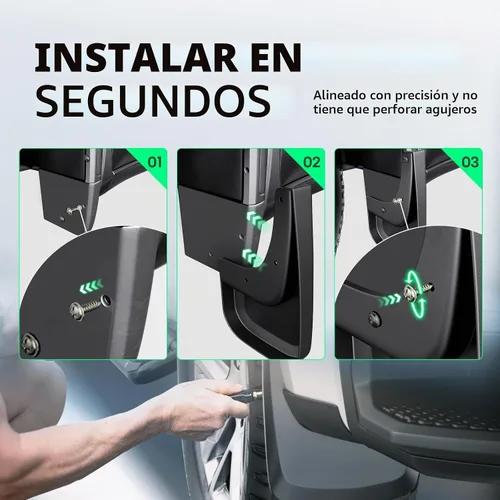 Vista 9 de YHTAUTO Guardabarros antisalpicaduras para Toyota 4Runner 2005-2009