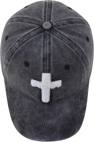 Vista 4 de Gorra de béisbol religiosa cristiana de algodón ajustable para hombres y mujeres