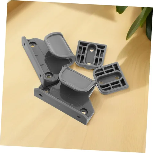 Vista 5 de Vaguelly Kit de piezas de repuesto de puerta retráctil con accesorios de montaje en pared completa, extensiones de puerta de seguridad de plástico