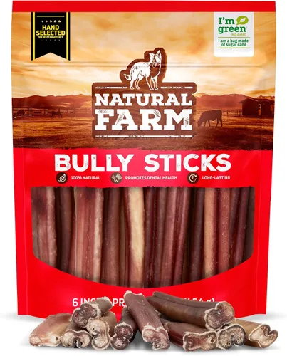Vista 16 de Natural Farm Golosinas de colágeno trenzadas para perros (30 cm, paquete de 6), palitos de colágeno, golosinas naturales para perros, de larga