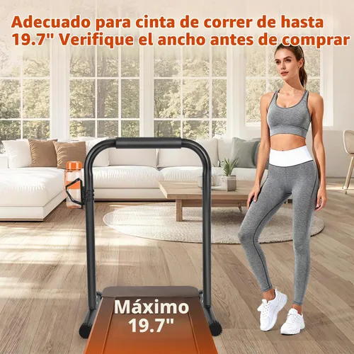 Vista 2 de Walking Pad Handle Bar Only, Suitable for Walking Pad up to 19.7" Wide, Adjustable Treadmill Handlebar Height from 34" to 42", Tall People Friendly
