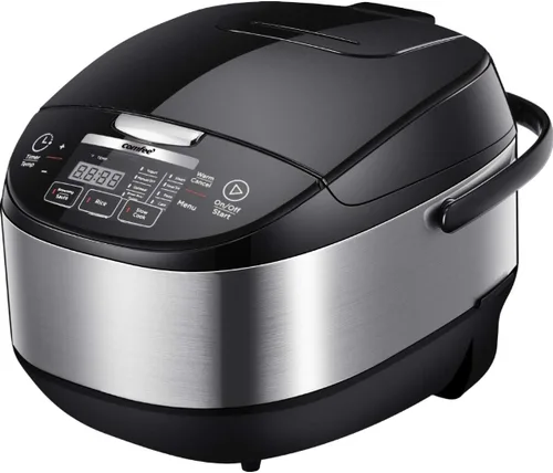 Vista 8 de Arrocera COMFEE' de 12 Tazas Cocinadas/6 Tazas Sin Cocinar, Arrocera Portátil Antiadherente, Arrocera Japonesa con Tecnología Lógica Difusa