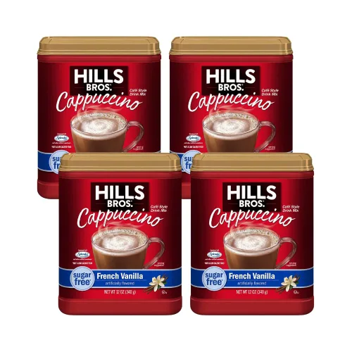 Vista 17 de Hills Bros. Café con Sabor (Cappuccino clásico, 14 onzas (paquete de 2))
