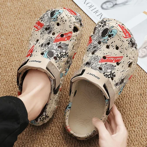 Vista 5 de Men Slip On Garden Clogs: Classic Summers - Outdoor Fashions Beach Sandals