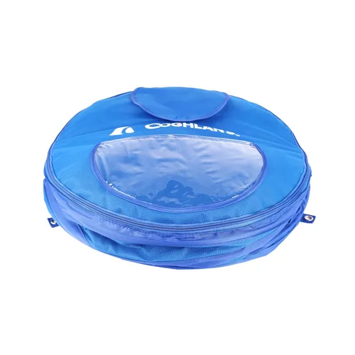 Vista 2 de Coghlan's Contenedor de Reciclaje Pop-Up Deluxe Duradero – Contenedor Plegable con Tapa con Cremallera, Clips para Bolsas y Puntos de Anclaje