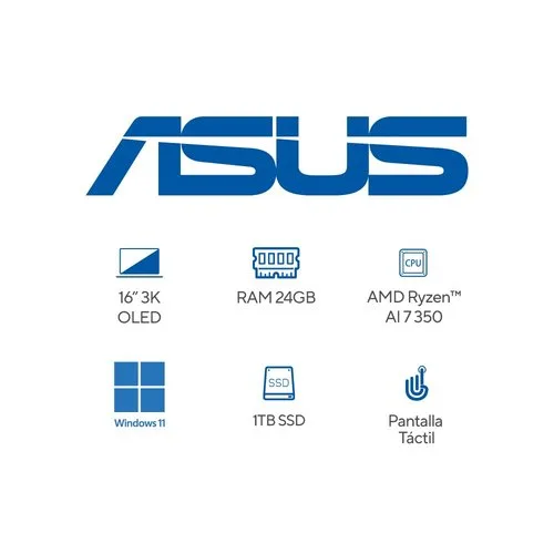 Vista 7 de UM5606KA-RJ032W R7 AI350 16 24 1TB W11H