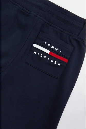 Vista 2 de Tommy Hilfiger Pantalón deportivo adaptable sólido para niños con trabillas para dominar