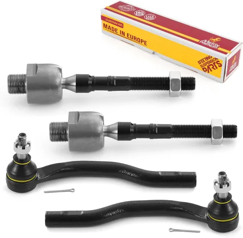 Vista 127 de Metrix Premium Chassis Parts - Kit de 4 piezas de extremos de barra de acoplamiento frontal exterior e interior compatible con Nissan Pathfinder