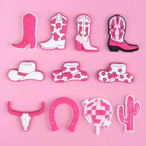 Vista 7 de Dijes para zapatos de equipo de fútbol, accesorios deportivos, decoraciones para niños, niñas, mujeres, regalos de cumpleaños