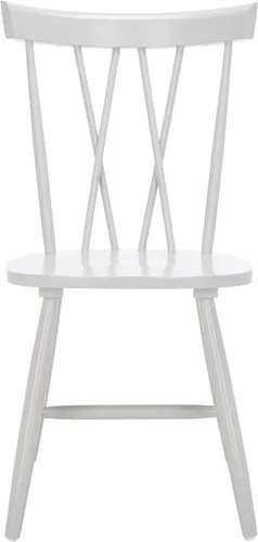 Vista 12 de SAFAVIEH Home Collection Friar Farmhouse DCH1401A-SET2 - Silla de comedor con eje negro