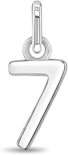 Vista 4 de In Season Jewelry 925 Sterling Silver Small Polished Numbers Charm For Little Girls Charm Bracelet 1-0 - Special Graduation Year Charm For Little