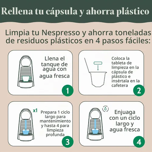 Vista 9 de Roobi Cápsulas de limpieza compatibles con Nespresso