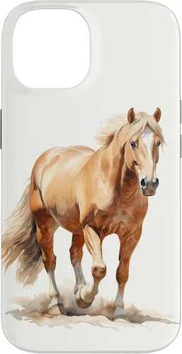 Vista 4 de Funda para iPhone 16 con diseño de caballo Palomino