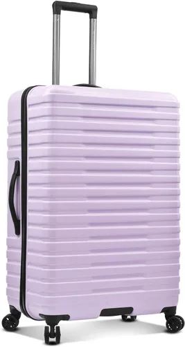Vista 3 de U.S. Traveler Boren - Maleta de viaje de policarbonato resistente con 8 ruedas giratorias, asa de aluminio