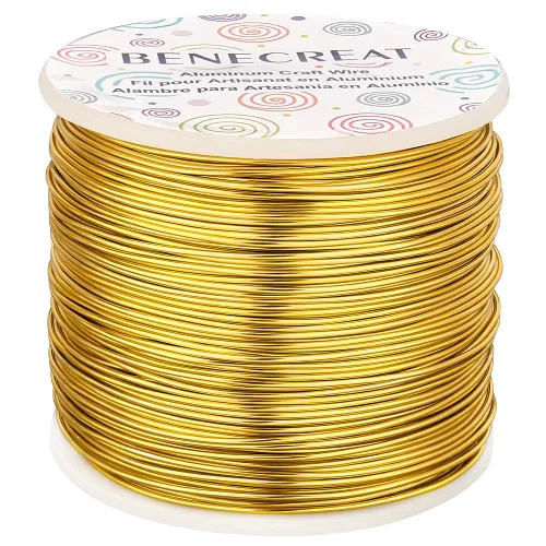 Vista 57 de BENECREAT -Alambre de aluminio para joyería de calibre 9, 55 pies, alambre metálico flexible para esculpir, ideal para manualidades de Halloween