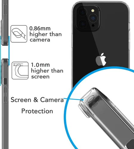 Vista 4 de Funda de vidrio líquido diseñada para iPhone 13 Pro, protección contra caídas, delgada, híbrida, resistente a los arañazos para Apple iPhone 13 Pro