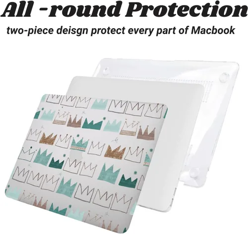 Vista 27 de Funda rígida compatible con MacBook Pro de 13 pulgadas 2012 2011 2010 2009 2008 versión A1278 con CD-ROM, funda de plástico para laptop cubierta