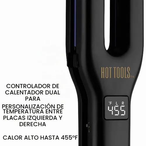 Vista 5 de HOT Tools Pro Signature - Plancha plana de doble placa, cuatro placas de 1/2 pulgada