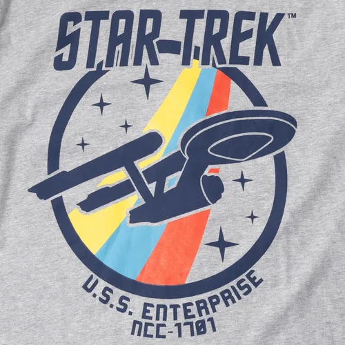 Vista 5 de Star Trek Paquete de 2 camisetas gráficas de manga larga para adultos pequeños a niños grandes