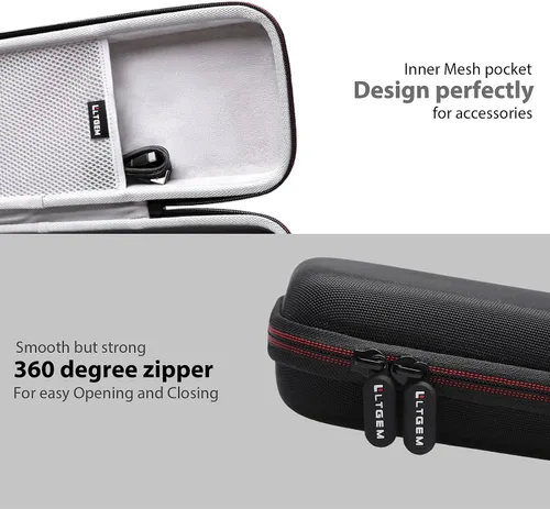 Vista 6 de LTGEM - Funda compatible con M-AUDIO Keystation Mini 32 MK3/Donner N-32 MINI controlador de teclado MIDI USB de 32 teclas, bolsa de almacenamiento