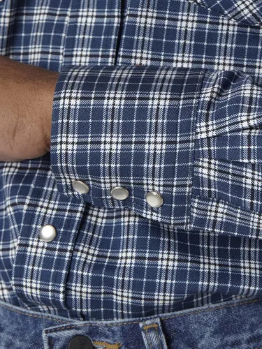 Vista 5 de Wrangler Riggs Workwear FR - Camisa de manga larga con dos bolsillos para hombre