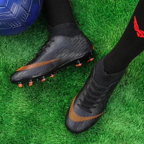 Vista 5 de WILTENA Botas de fútbol clásicas de moda unisex para mujer