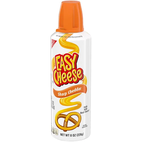Vista 13 de Easy Cheese Aperitivo de queso cheddar afilado, 8 onzas