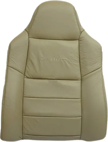 Vista 7 de 2003 2004 2005 2006 2007 Ford F250 F350 Lariat Crew Cab Cobertura de Asiento de Reemplazo de Piel, Conductor y Acompañante, Abajo/Arriba/Inclinado