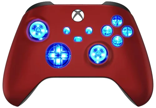 Vista 28 de Silent Modz Custom Modded Controller 7 LED Colors Trigger Stopper w/Pro Grips compatible with Xbox Series S, Xbox Series X, Xbox One, and Windows